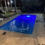 Installed Delta swimming pool shell number 5