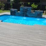 Crete Patio fibreglass pool installed — Cosmo Pools