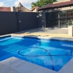 Crete Patio fibreglass pool installed — Cosmo Pools