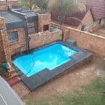 Crete Patio fibreglass pool installed — Cosmo Pools
