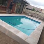 Paros fibreglass pool installed — Cosmo Pools