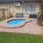 Lemnos fibreglass pool installed — Cosmo Pools