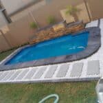 Chios Patio fibreglass pool installed — Cosmo Pools