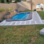 Chios Patio fibreglass pool installed — Cosmo Pools