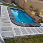 Chios Patio fibreglass pool installed — Cosmo Pools