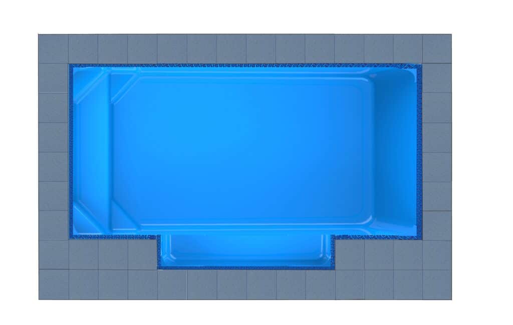 Crete Patio fibreglass pool shell — Cosmo Pools