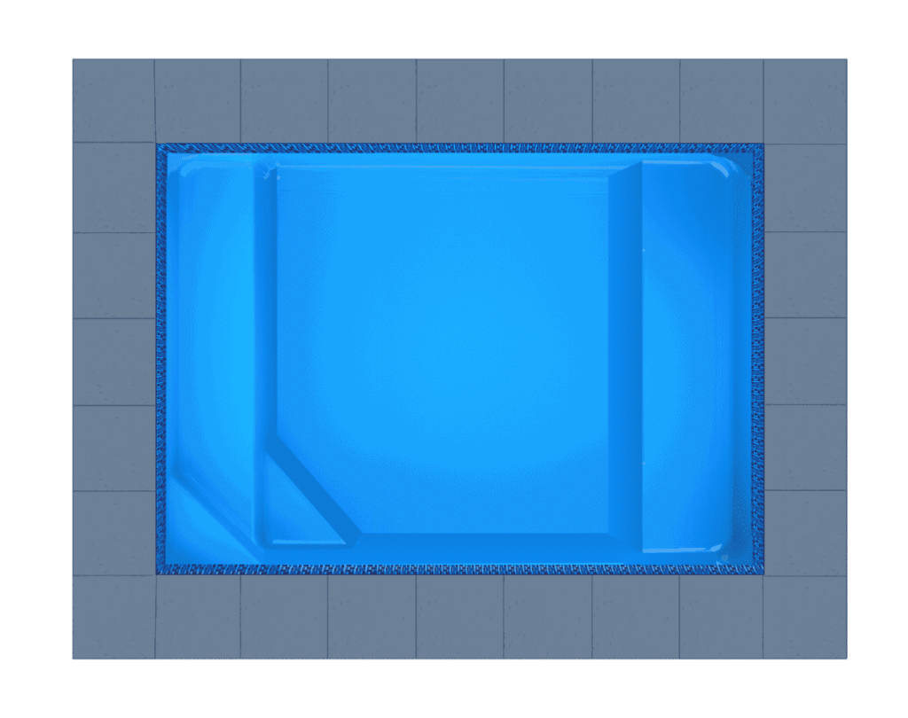 Kea fibreglass pool shell
