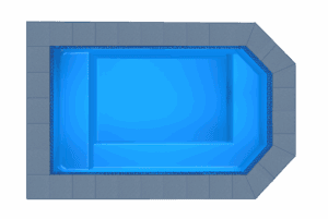 Kos fibreglass pool shell — Cosmo Pools