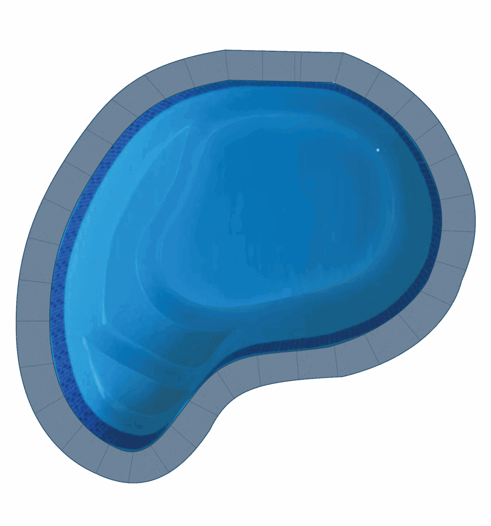 Lemnos fibreglass pool shell