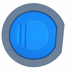 Sifnos fibreglass pool shell — Cosmo Pools