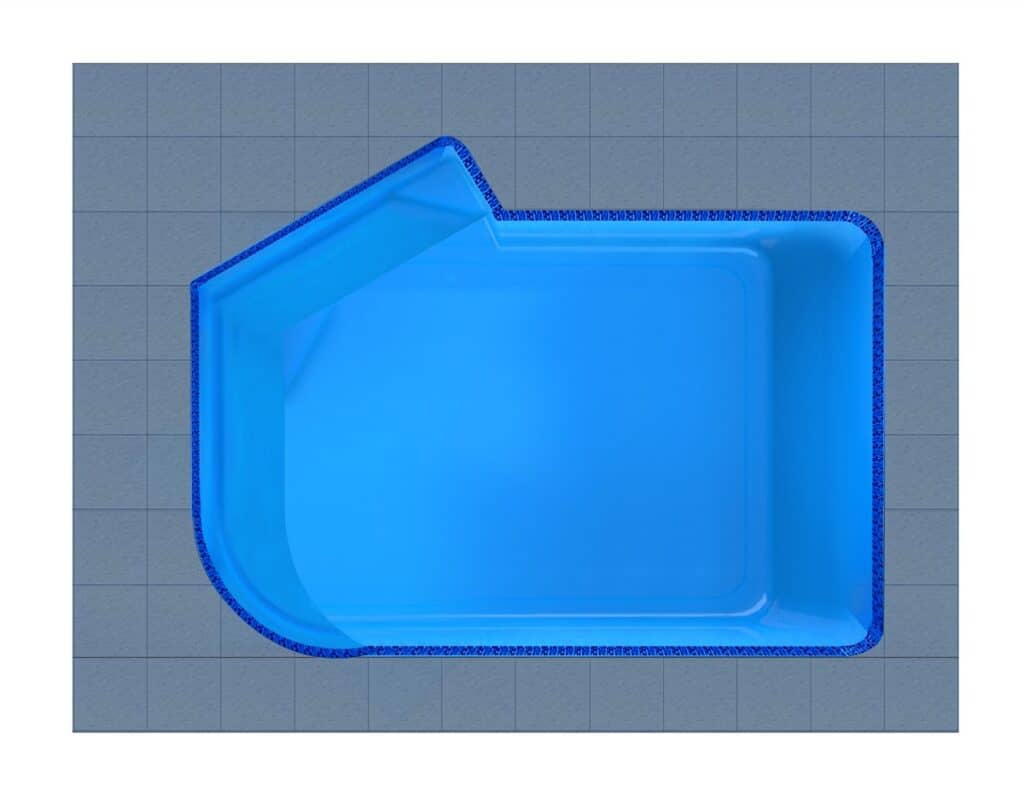 Samos fiberglass swimming pool