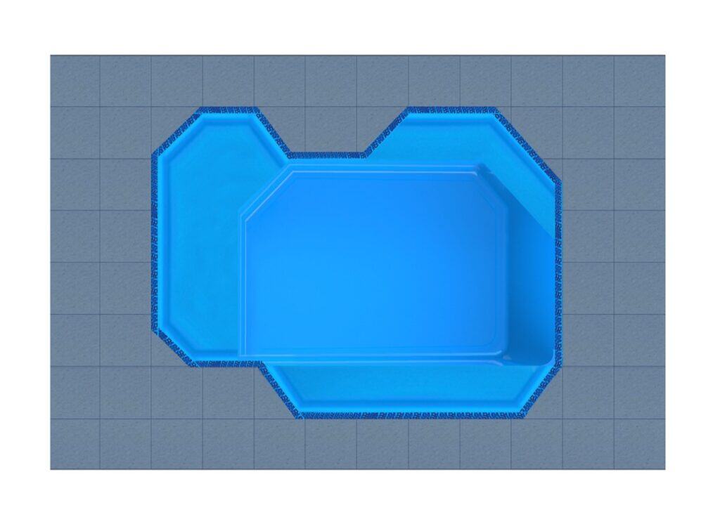 Skopelos fiberglass swimming pool